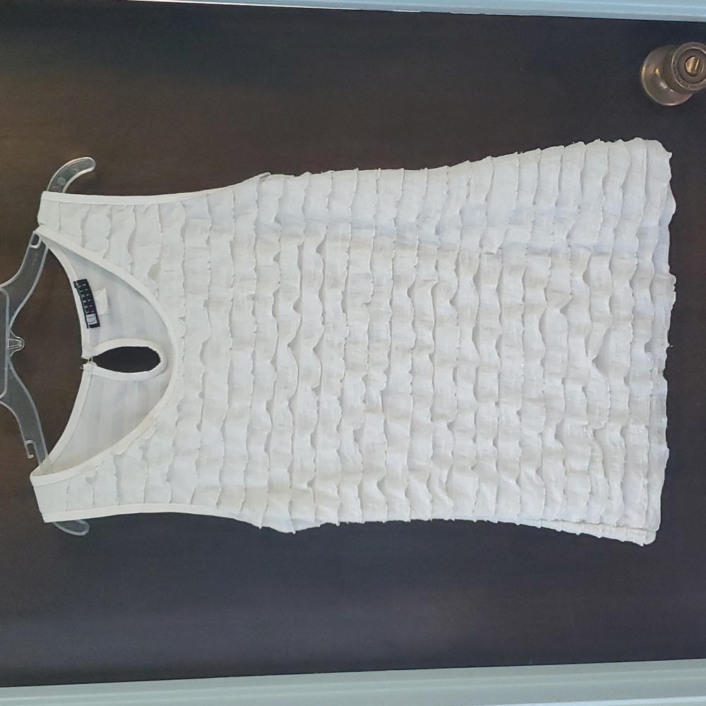 Carole Little Ruffle Tank